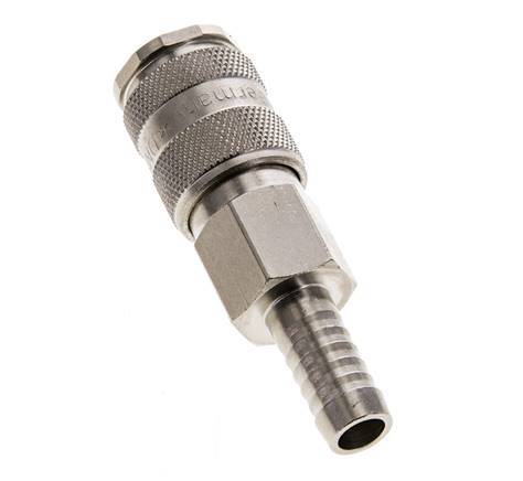 Nickel-plated Brass DN 5.5 (Orion) Air Coupling Socket 10 mm Hose Pillar