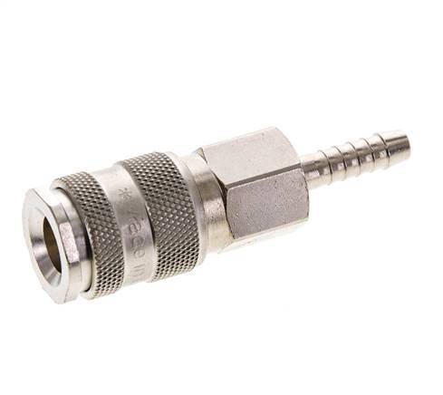 Nickel-plated Brass DN 5.5 (Orion) Air Coupling Socket 6 mm Hose Pillar