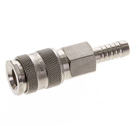 Nickel-plated Brass DN 5.5 (Orion) Air Coupling Socket 9 mm Hose Pillar