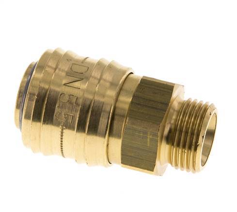 Brass DN 5.5 (Orion) Air Coupling Socket G 3/8 inch Male