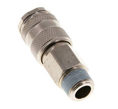 Nickel-plated Brass DN 5.5 (Orion) Air Coupling Socket R 3/8 inch Male