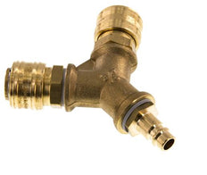 Brass DN 7.2 (Euro) Air Coupling 2-way 038