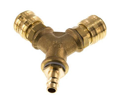 Brass DN 7.2 (Euro) Air Coupling 2-way 038