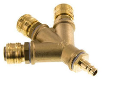 Brass DN 7.2 (Euro) Air Coupling 3-way 012