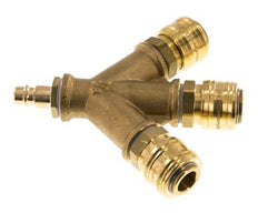 Brass DN 7.2 (Euro) Air Coupling 3-way 038