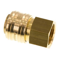 Brass DN 7.2 (Euro) Air Coupling Socket G 1/2 inch Female