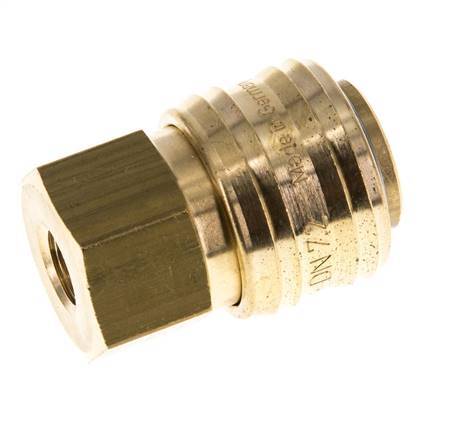 Brass DN 7.2 (Euro) Air Coupling Socket G 1/8 inch Female