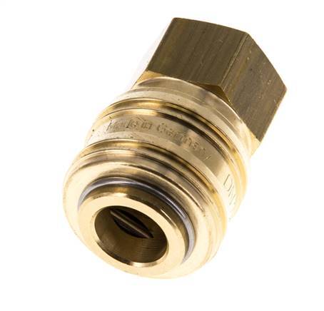 Brass DN 7.2 (Euro) Air Coupling Socket G 1/8 inch Female