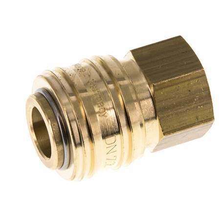 Brass DN 7.2 (Euro) Air Coupling Socket G 1/8 inch Female
