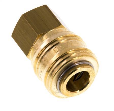 Brass DN 7.2 (Euro) Air Coupling Socket G 3/8 inch Female