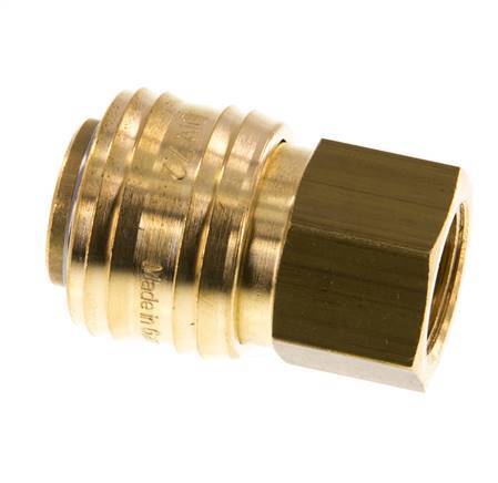 Brass DN 7.2 (Euro) Air Coupling Socket G 3/8 inch Female