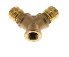 Brass DN 7.2 (Euro) Air Coupling Socket G 1/2 inch Female Wall-Mount 2-way