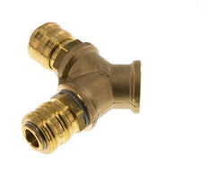 Brass DN 7.2 (Euro) Air Coupling Socket G 1/2 inch Female Wall-Mount 2-way