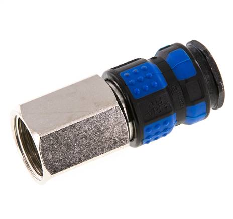 Nickel-plated Brass DN 7.8 Air Coupling Socket G 1/2 inch Female