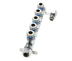 Steel DN 7.6 (7.2 Euro) Safety Air Coupling Socket G 1/2 inch Female 5-way