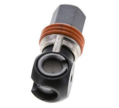 Steel DN 8 Safety Air Coupling Socket G 1/4 inch Female