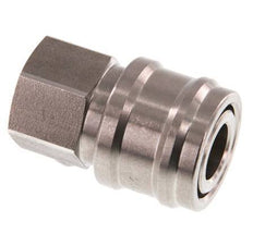 Stainless steel DN 7.2 (Euro) Air Coupling Socket G 1/4 inch Female