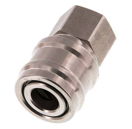 Stainless steel DN 7.2 (Euro) Air Coupling Socket G 1/4 inch Female