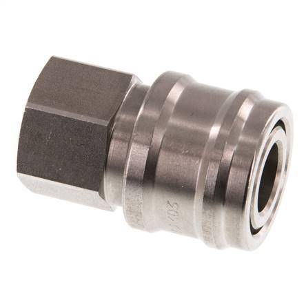 Stainless steel DN 7.2 (Euro) Air Coupling Socket G 3/8 inch Female
