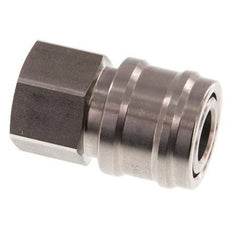 Stainless steel DN 7.2 (Euro) Air Coupling Socket G 1/2 inch Female Double Shut-Off