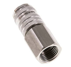 Stainless steel DN 7.8 Air Coupling Socket G 1/2 inch Female Double Shut-Off