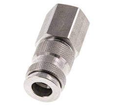 Stainless steel 306L DN 7.8 Air Coupling Socket G 1/2 inch Female Double Shut-Off