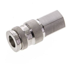 Stainless Steel 316L DN 7.8 Air Coupling Socket G 3/8 inch Female Double Shut-Off