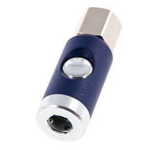 Hardened steel DN 7.4 Safety Air Coupling Socket with Push Button G 3/8 inch Female