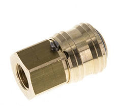 Brass DN 7.2 (Euro) Air Coupling Socket with Lock