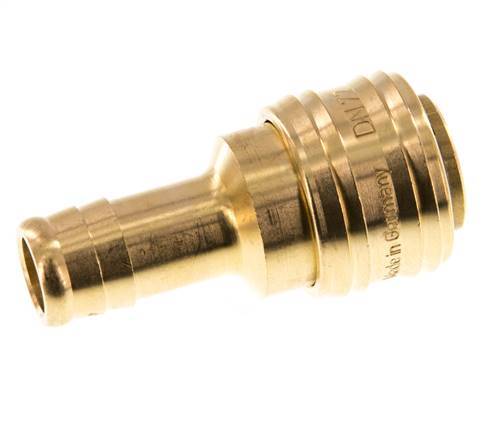 Brass DN 7.2 (Euro) Air Coupling Socket 13 mm Hose Pillar