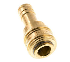 Brass DN 7.2 (Euro) Air Coupling Socket 13 mm Hose Pillar