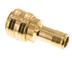 Brass DN 7.2 (Euro) Air Coupling Socket 13 mm Hose Pillar