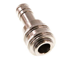 Nickel-plated Brass DN 7.2 (Euro) Air Coupling Socket 13 mm Hose Pillar