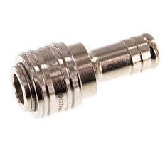 Nickel-plated Brass DN 7.2 (Euro) Air Coupling Socket 13 mm Hose Pillar