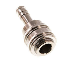 Nickel-plated Brass DN 7.2 (Euro) Air Coupling Socket 9 mm Hose Pillar