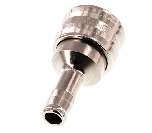 Nickel-plated Brass DN 7.2 (Euro) Air Coupling Socket 9 mm Hose Pillar