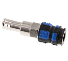 Nickel-plated Brass DN 7.8 Air Coupling Socket 13 mm Hose Pillar