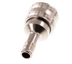 Nickel-plated Brass DN 7.2 (Euro) Air Coupling Socket 9 mm Hose Pillar Double Shut-Off