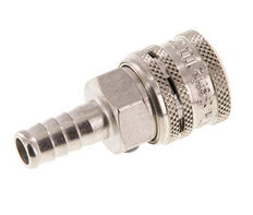 Steel DN 7.2 (Euro) Safety Air Coupling Socket 10 mm Hose Pillar