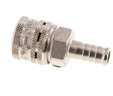 Steel DN 7.2 (Euro) Safety Air Coupling Socket 10 mm Hose Pillar