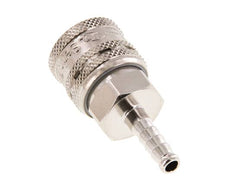 Steel DN 7.2 (Euro) Safety Air Coupling Socket 6 mm Hose Pillar
