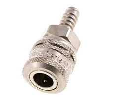 Steel DN 7.2 (Euro) Safety Air Coupling Socket 8 mm Hose Pillar