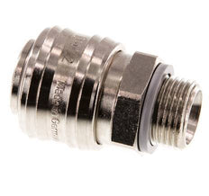 Nickel-plated Brass DN 7.2 (Euro) Air Coupling Socket G 3/8 inch Male