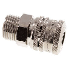 Steel DN 7.2 (Euro) Safety Air Coupling Socket G 1/2 inch Male