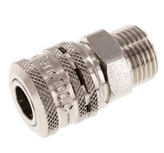 Steel DN 7.2 (Euro) Safety Air Coupling Socket G 1/2 inch Male