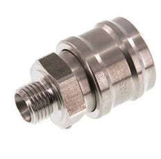 Stainless steel DN 7.2 (Euro) Air Coupling Socket G 1/4 inch Male