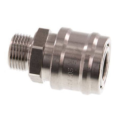 Stainless steel DN 7.2 (Euro) Air Coupling Socket G 3/8 inch Male