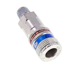 Steel/brass DN 7.6 (7.2 Euro) Safety Air Coupling Socket R 1/4 inch Male
