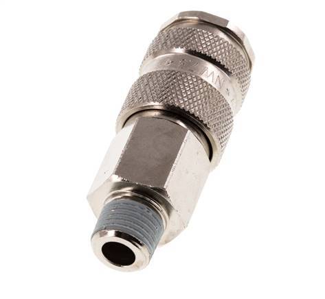Hardened steel DN 7.8 Air Coupling Socket R 1/4 inch Male