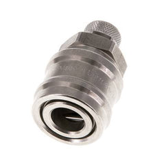 Stainless steel DN 7.2 (Euro) Air Coupling Socket 6x8 mm Union Nut